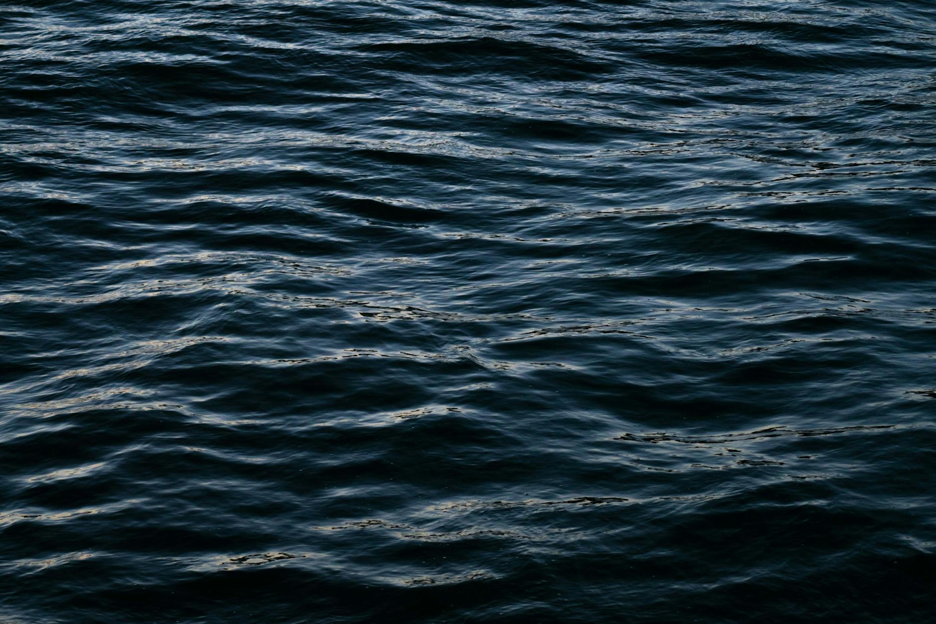 waves on dark sea